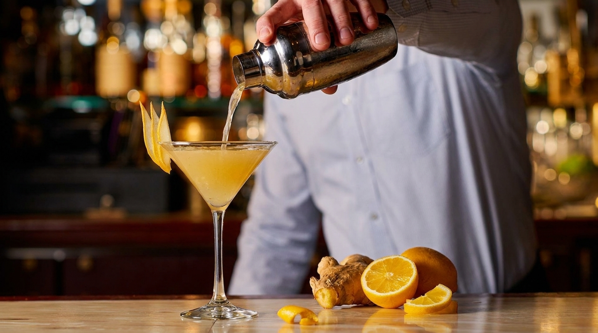 Drinks, small plates, and full entrées